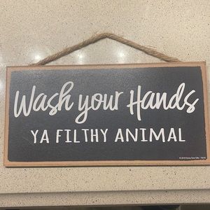 Bathroom sign